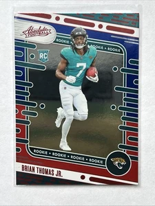 Brian Thomas Jr. 2024 Panini Absolute Rookies #123 Red & Blue (RC) Jaguars - Picture 1 of 2