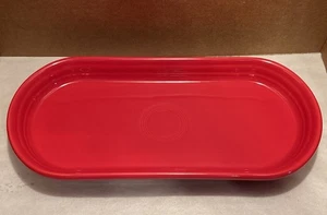 Fiestaware Scarlet Bread Fiesta piatto pane rosso vassoio da portata oblungo - Foto 1 di 7