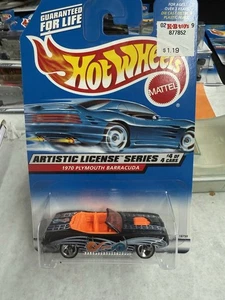 Hot Wheels Artistic License Series 4/4 1970 Plymouth Barracuda Collector #732 - Bild 1 von 3