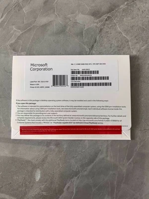 Win 11 home  64-Bit DVD + Gengine Product Key, Factory Sealed.Freeshipping.. - Image 1 of 2
