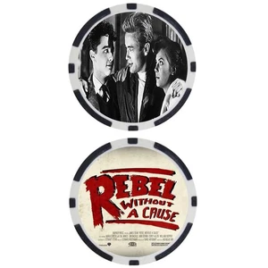 REBEL WITHOUT A CAUSE – PLATO – SAL MINEO - POKER CHIP - Picture 1 of 2
