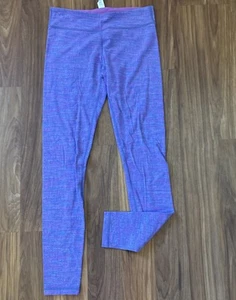 Ivivva Lululemon Girls Sz 14 Leggings Pants Purple Pink Blue EUC - Picture 1 of 5