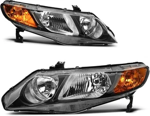 2006-2011 Honda Civic Sedan 4Dr Headlights Assembly - Picture 1 of 2