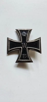 Eisernes Kreuz 1.Klasse, EK 1, 1914,   Silber, Hersteller: KO, Original.  - Bild 1 von 4