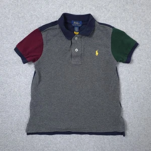 Polo Ralph Lauren 3T Niños Pequeños Bloques de Color Algodón Malla Manga Corta - Imagen 1 de 7
