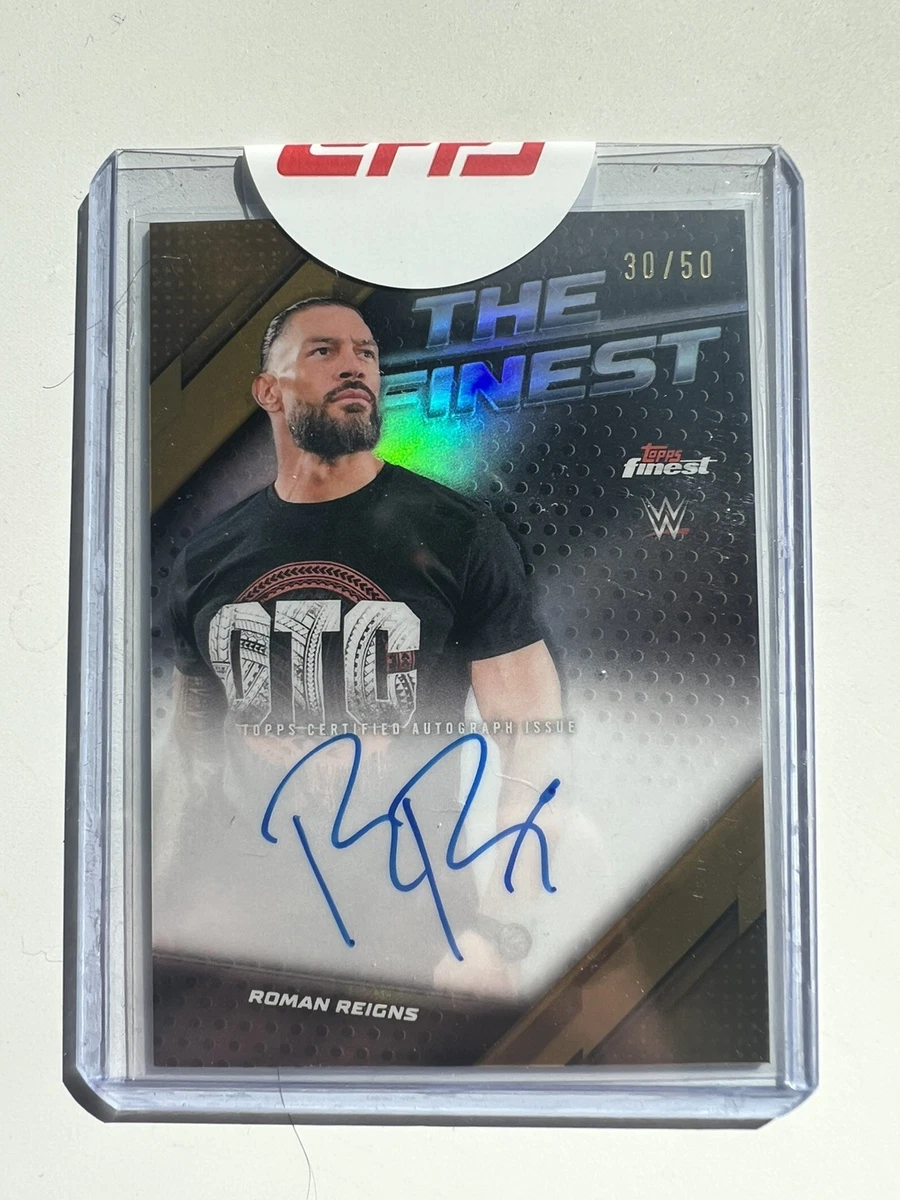 ロマンレインズ　サイン&レリックカード　44/50 TOPPS WWE ロマンレインズサイン&レリックカード44/50 TOPPS WWE