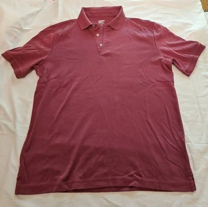 Land's End Men's Short Sleeve Polo Shirt Traditional Fit Size M - Picture 1 of 4