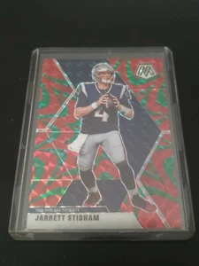 2020 Mosaic Football JARRETT STIDHAM Green Reactive Mosaic Prizm SP Patriots - Picture 1 of 11