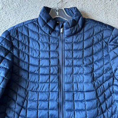 NUEVA Chaqueta Ben Sherman Para Hombres Grande Azul Puffer Acolchado Abrigo Clásico Exterior Golf Foto 1 de 4