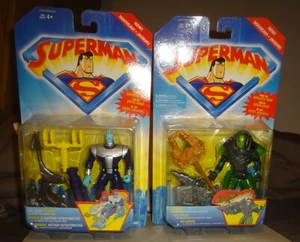 1996 kenner superman animated series LEX LUTHOR + BRAINIAC  figure moc - Bild 1 von 2