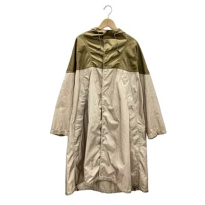 Beams boy anorak Long coat women khaki Beige Brown polyester From Japan - Picture 1 of 8