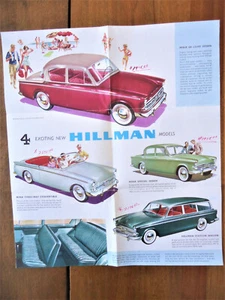 1960 Hilman Minx Station Wagon Sales Brochure England Rare - Picture 1 of 6