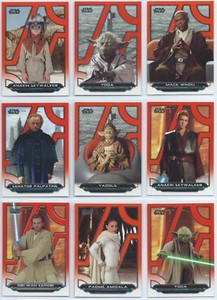 2018 Topps Star Wars Galactic Files Orange Parallel You Pick Finish Your Set