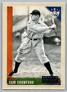 2022 Panini Diamond Kings Artist Proof Blue #65 Sam Crawford HOF Detroit Tigers - Picture 1 of 2