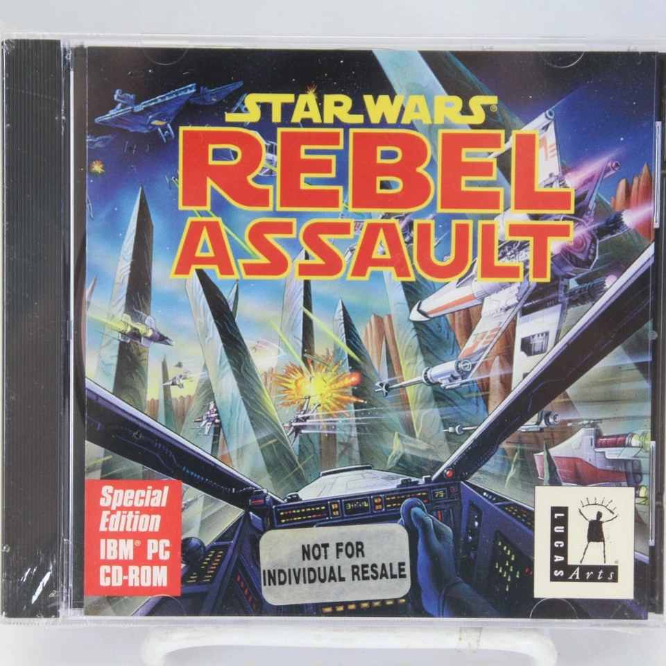 Star Wars: Rebel Assault PC 1993 Vintage CD ROM Special Edition FACTORY SEALED - Image 1 of 4