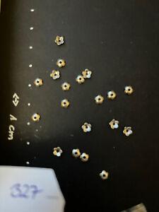 327  Blumen Mini Kappen Perlen, Schmuck  Basteln Neu 2 0 Stück