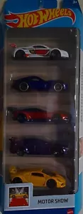 Hot Wheels Set - "Motor Show" - 5 Car Set - New - Picture 1 of 6