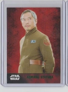 Star Wars The Force Awakens Series 1 Trading Card Green Admiral Statura #27  - Picture 1 of 1