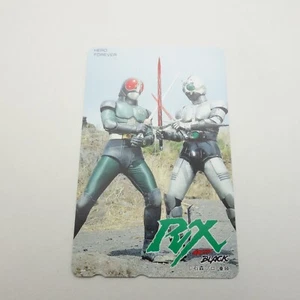 Tarjeta telefónica japonesa Kamen Rider negra RX Shadow Moon 1988 - Imagen 1 de 6