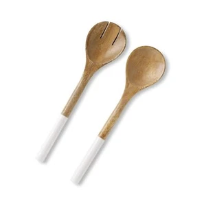 Salad Servers or Salad Tongs Wooden Utensils for Serving Salad Salad Forks or... - Picture 1 of 7