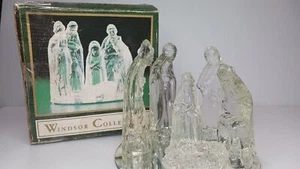 VINTAGE Windsor Collection 6 Stück Weihnachten Krippenaufsteller Spiegel orig. box - Bild 1 von 15