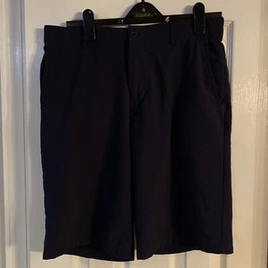 Izod Golf Men's Lightweight Navy Blue Golf Shorts - Size 34 - Picture 1 of 2