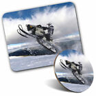 Mouse Mat & Coaster Set - Snowmobile Ski Sports Skidoo  #16513