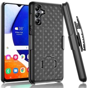 For Samsung Galaxy A16 A15 A14 A13 Phone Case Cover +Holster Belt Clip+Kickstand - Picture 1 of 8