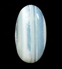 25.Ct TOP Natural BANDED ONYX AGATE Oval Cabochon Gemstone 40x18x4 mm AV=0209