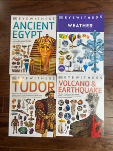 Lot of 4 Eyewitness Books by DK Science HISTORY Wars Ancient Paperbacks - Picture 1 of 1
