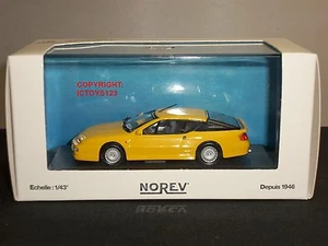 NOREV 517830 RENAULT ALPINE A610 YELLOW DIECAST MODEL CAR - Picture 1 of 1