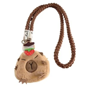 Cartoon Capybara Phone Braided Strap Nylon Phone Lanyard Pendant - Photo 1 sur 11