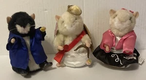 Gemmy Dancing Hamsters Elvis ~ Bobby Soxer ~ Cupid 2003 - Picture 1 of 17