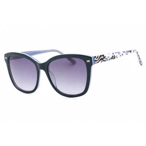 Bebe Women's Sunglasses Navy Plastic Full Rim Rectangular Frame BB7234 400 - Picture 1 of 2