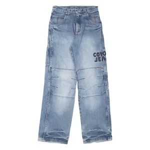 Jeans COYOTE JEANS Niños Azul Suelto Recto Lavado Piedra W27 L31 - Imagen 1 de 6