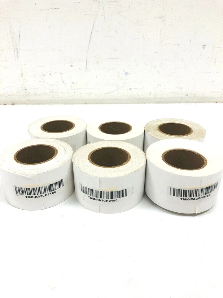 LOT OF 6 THERMAMARK TMK-RA2CH2100  2'X90' HIGH GLOSS LABELS FOR SECURCOLOR - Image 1 of 4