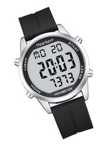 Pedometer Watch for Walking for Senior No App Required with Steps Calories and - Picture 1 of 8