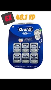 NUOVO filo interdentale Oral B Glide Advanced Bacteria Defense 6 UNITÀ (totale 288,7 anni) - Foto 1 di 5