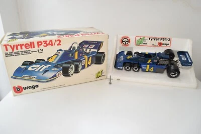 A61 1:14 BBURAGO BURAGO 2102 TYRRELL P34/2 FORMULA 1 AUTO DA CORSA MIB - Immagine 1 di 4