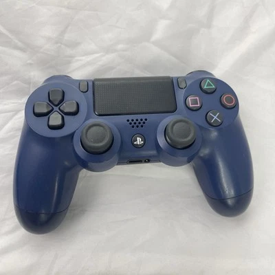 PlayStation 4 DualShock 4 Controller Midnight Blue for Parts or Repair RS02 - Image 1 of 4