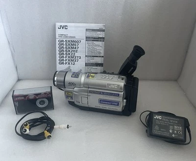 JVC GR-FXM37E Compact VHS Camcorder 400xDigitalzoom High End Getestet ✅ - Bild 1 von 4