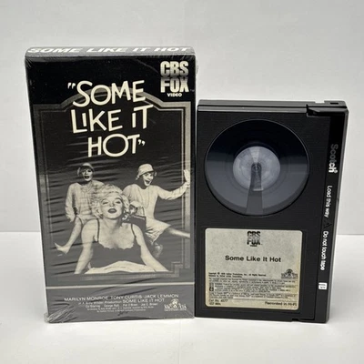 Some Like It Hot Beta Betamax NOT VHS Marilyn Monroe CBS Fox 1984 Shrink - Image 1 of 4
