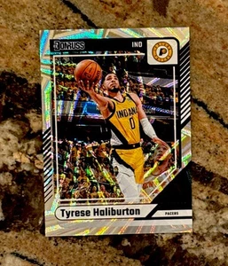 Tyrese Haliburton One Of One 1/1 2024-2025 NBA Donruss Wedge Epic Card! - Picture 1 of 9