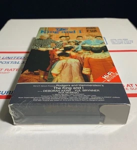 The King and I 1984 Original Release SEALED NEW VHS Tape Two Tone Hi Fi CBS FOX - Picture 1 of 8