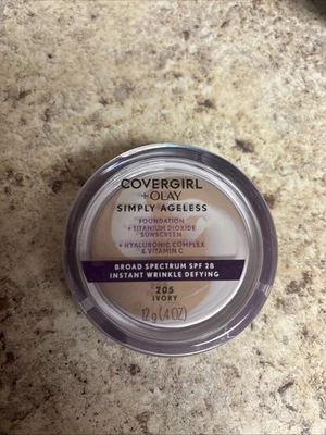 COVERGIRL+OLAY Simply Ageless 250 Ivory SMALL BUSINESS CAT LADY🐈‍⬛🎶🔮 - Image 1 of 3