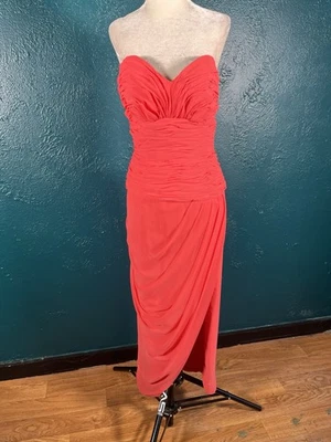 Vestido Victor Costa Vintage Tulipa Sem Alças - Imagem 1 de 4