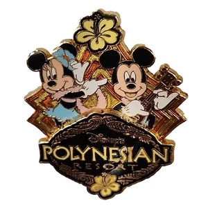 Prendedor Disney Polynesian Resort Mickey & Minnie Hula Bailando WDW Disney's 59362 - Imagen 1 de 7