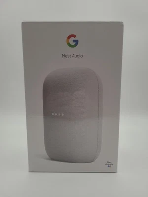 Google Nest Audio Smart Speaker Google Assistant Chalk Sealed GA01420-US GXCA6 - Image 1 of 4
