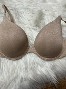 Sujetador Victoria’s Secret 32D Uplift Semi Demi Beige Tostado 32 D Con Aros - Imagen 1 de 7