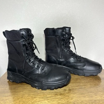 5.11 Botas Urbanas Tácticas Para Hombres 8.5 Velocidad 3.0 Zapatos Negras Con Cordones Combate Cremallera Foto 1 de 4